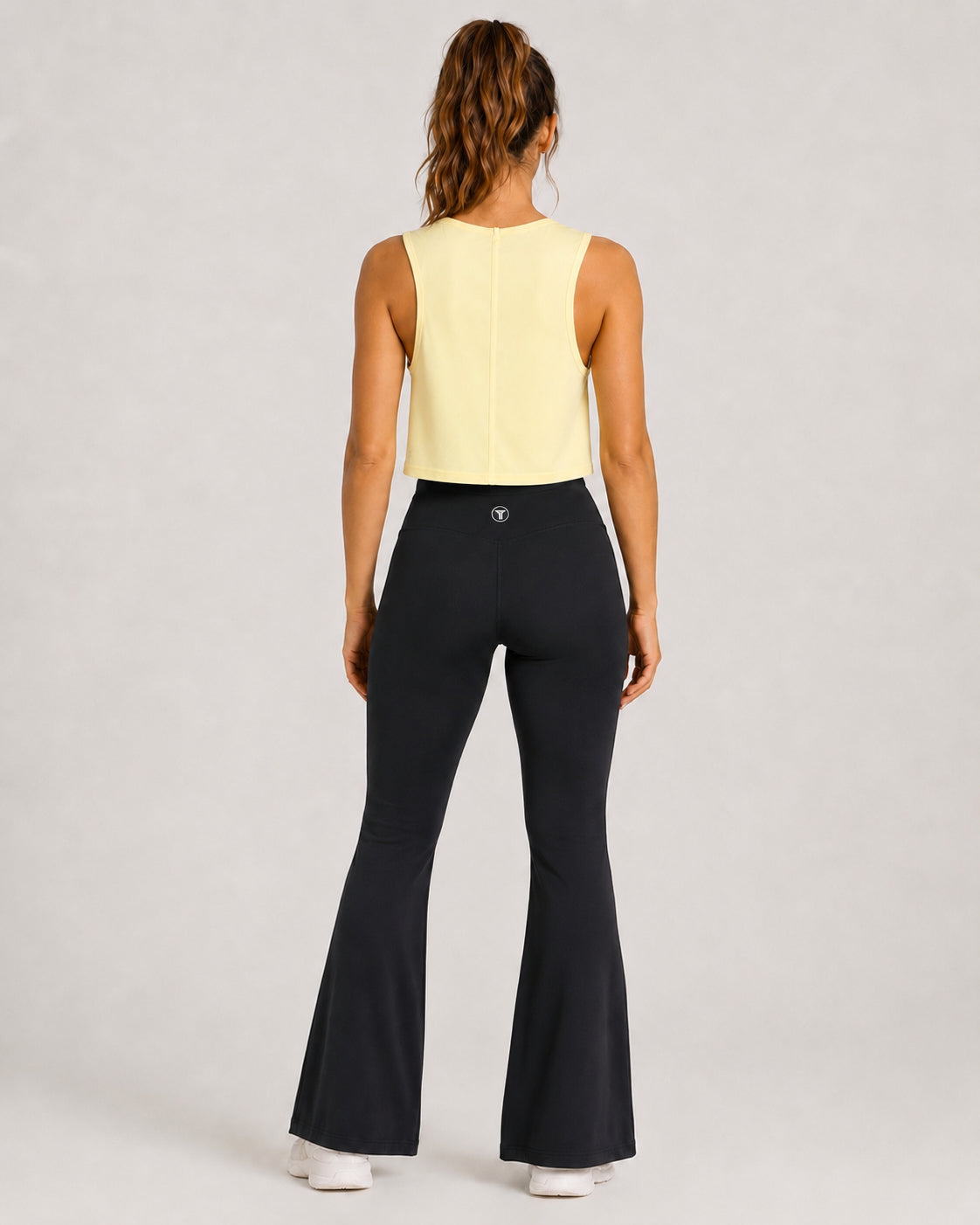 Venice Cross-Waist Flare Yoga Pants