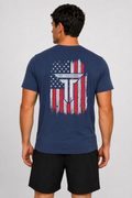 American Flag T-Shirt - Navy