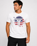 American Flag Eternal Pickleball T-Shirt - White