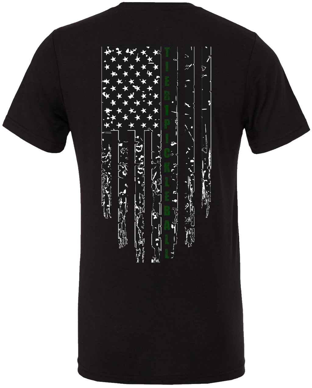 Patriot Flag T-Shirt - Black