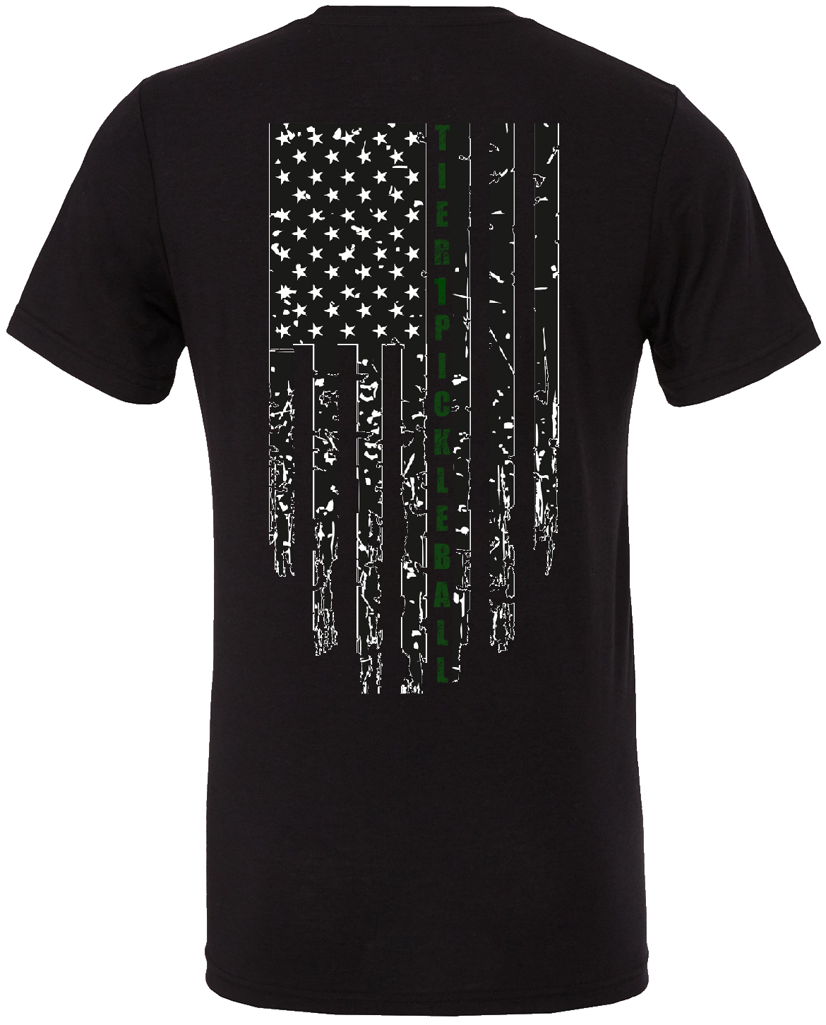 Patriot Flag T-Shirt - Black