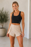 High-Waisted Performance Shorts