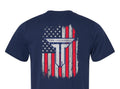 American Flag T-Shirt - Navy