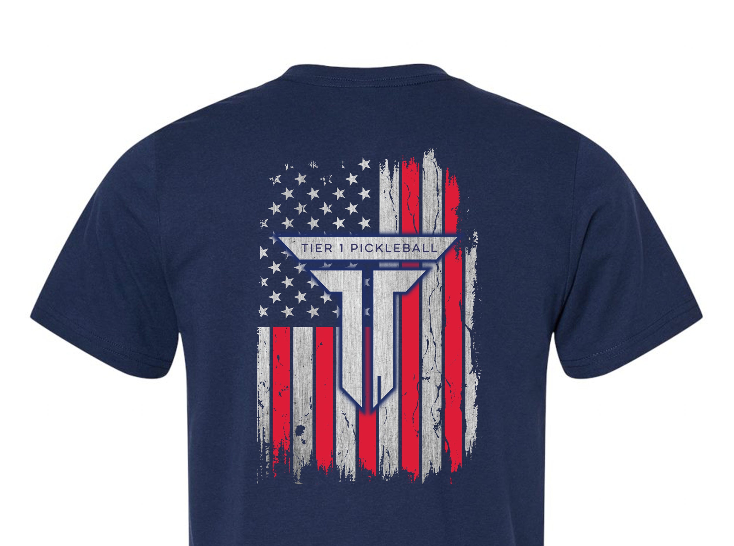 American Flag T-Shirt - Navy