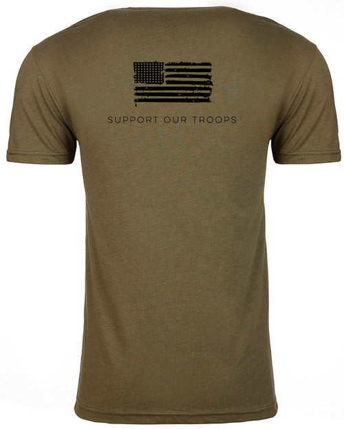 "Support Our Troops" T-Shirt - Army Green
