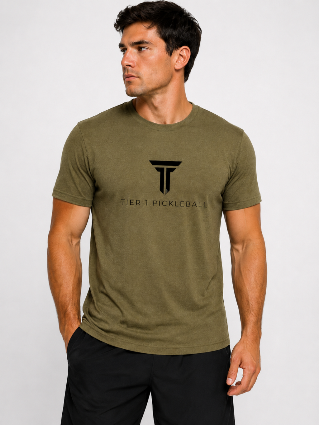 "Support Our Troops" T-Shirt - Army Green